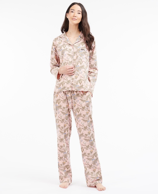 Ropa De Dormir Barbour Nina PJ Set Mujer Multicolor | 714083-RGY