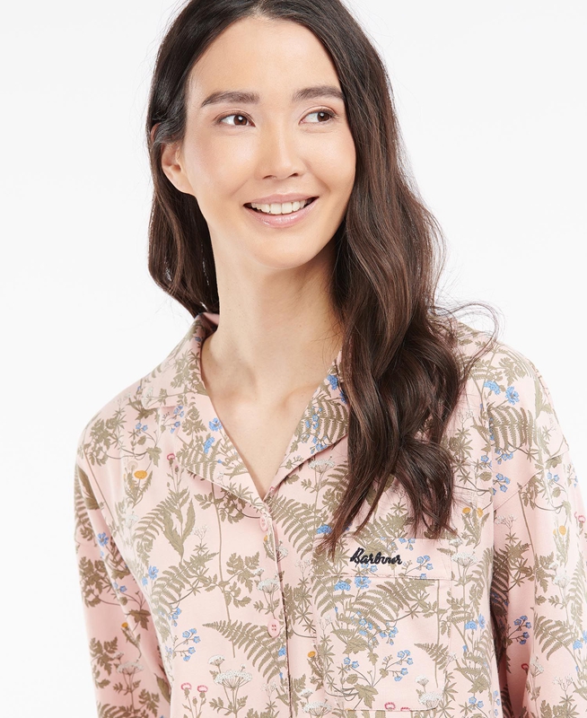 Ropa De Dormir Barbour Nina PJ Set Mujer Multicolor | 714083-RGY