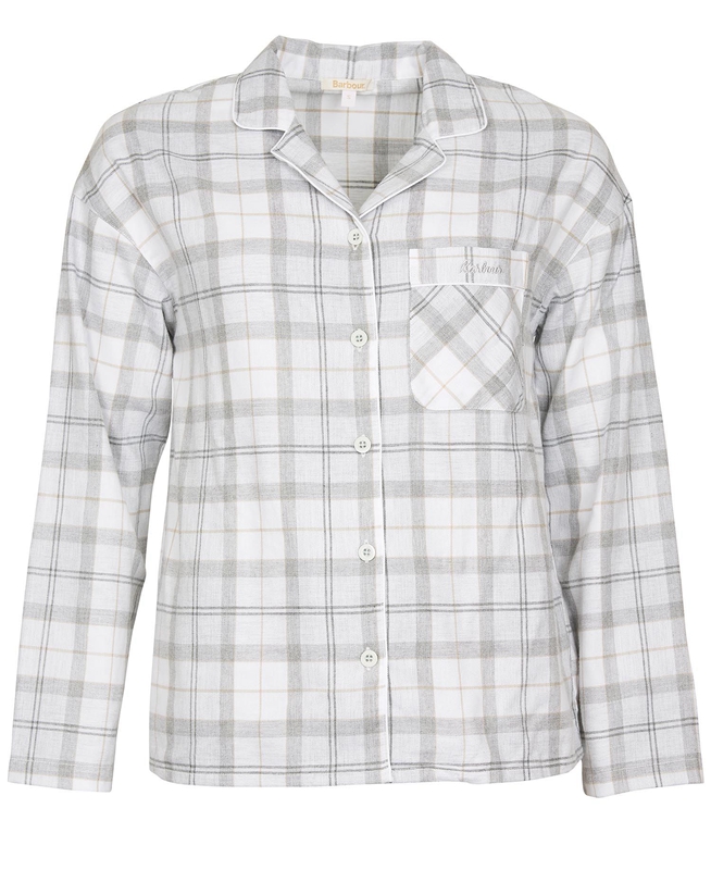 Ropa De Dormir Barbour Schlafanzug-Set Ellery Mujer Gris | 428190-ICE