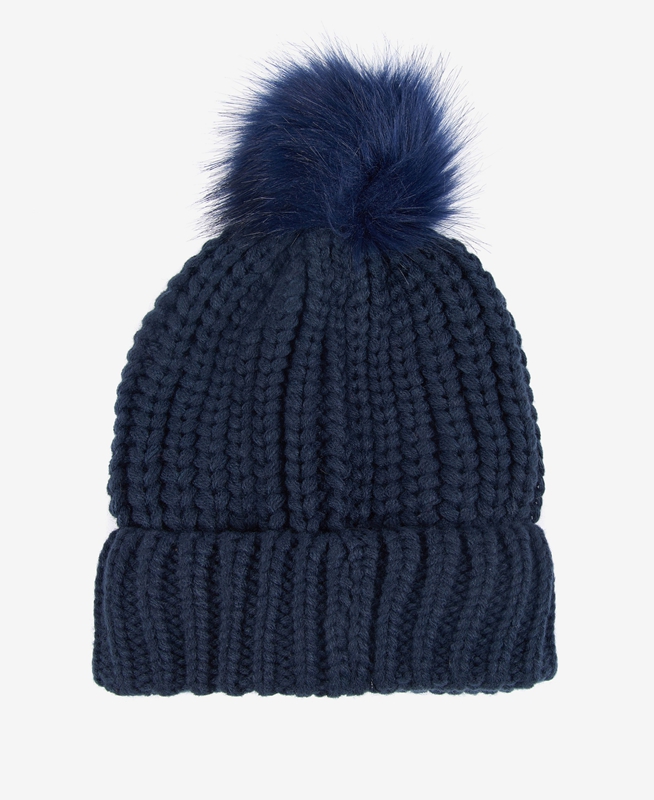 Sombreros Barbour Beanie Saltburn Mujer Azules | 102746-HZP