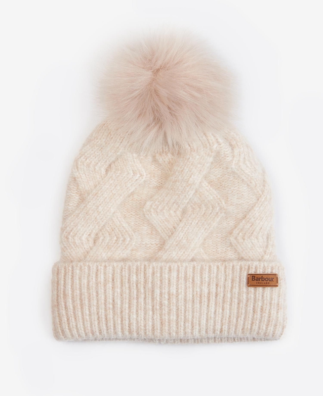 Sombreros Barbour Montrose Beanie Mujer Creme | 092317-KQB