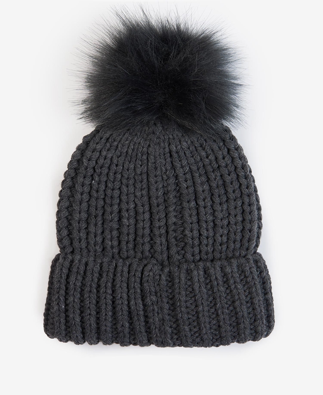 Sombreros Barbour Saltburn Beanie Mujer Negras | 310485-XBM