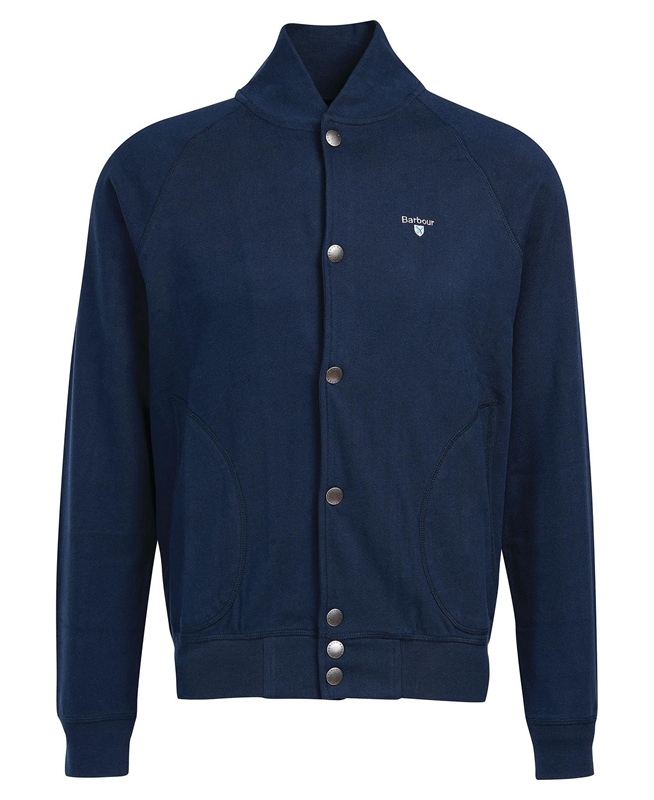 Sudaderas Barbour Whitewell Button Thru Hombre Azules | 531982-NVG