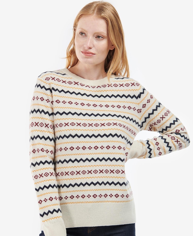 Suéteres Barbour Alder Knit Mujer Multicolor | 185327-UVG