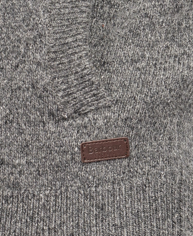 Suéteres Barbour Essential Cardigan Tisbury Zip Through Hombre Gris | 693285-UWS