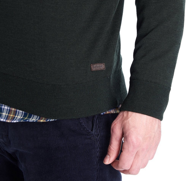 Suéteres Barbour Gamlan Half Zip Hombre Verde | 853279-ODB