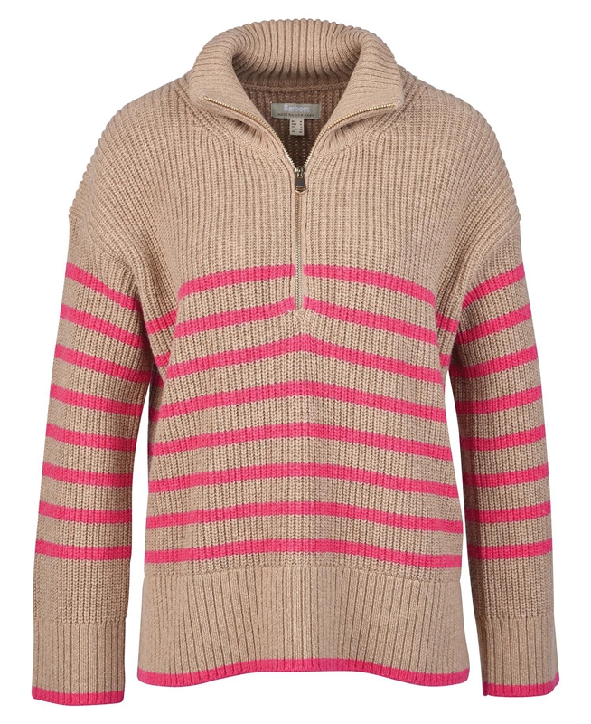 Suéteres Barbour Jemima Knit Mujer Marrones | 413058-DHM