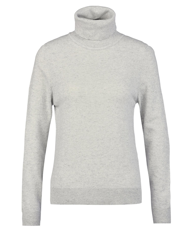 Suéteres Barbour Pendle Roll-Neck Mujer Gris | 541306-FZO