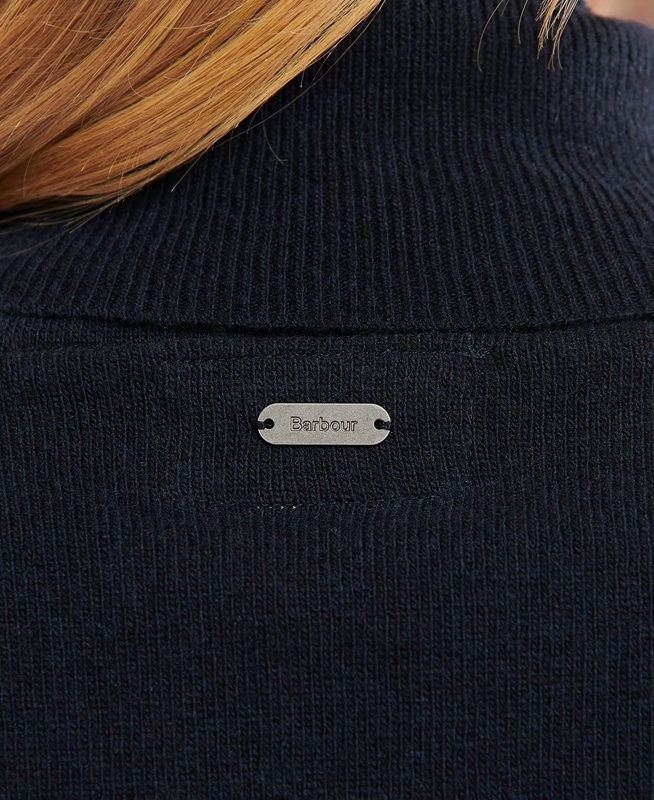 Suéteres Barbour Pendle Roll-Neck Mujer Azul Marino | 917832-KDZ