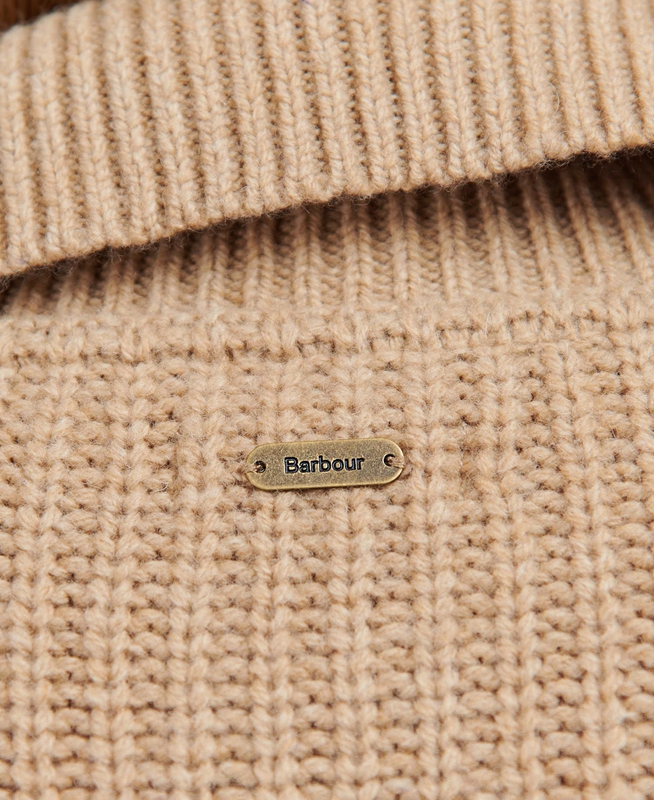 Suéteres Barbour Stavia Knit Mujer Beige | 127489-YJL