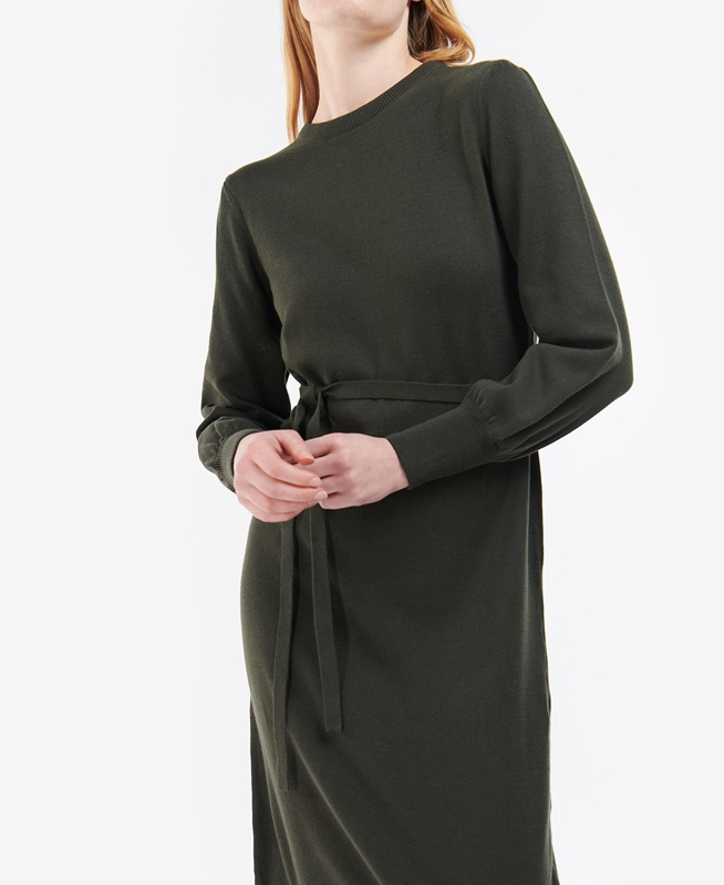 Vestido Barbour Birch Mujer Verde Oliva | 785302-GWD