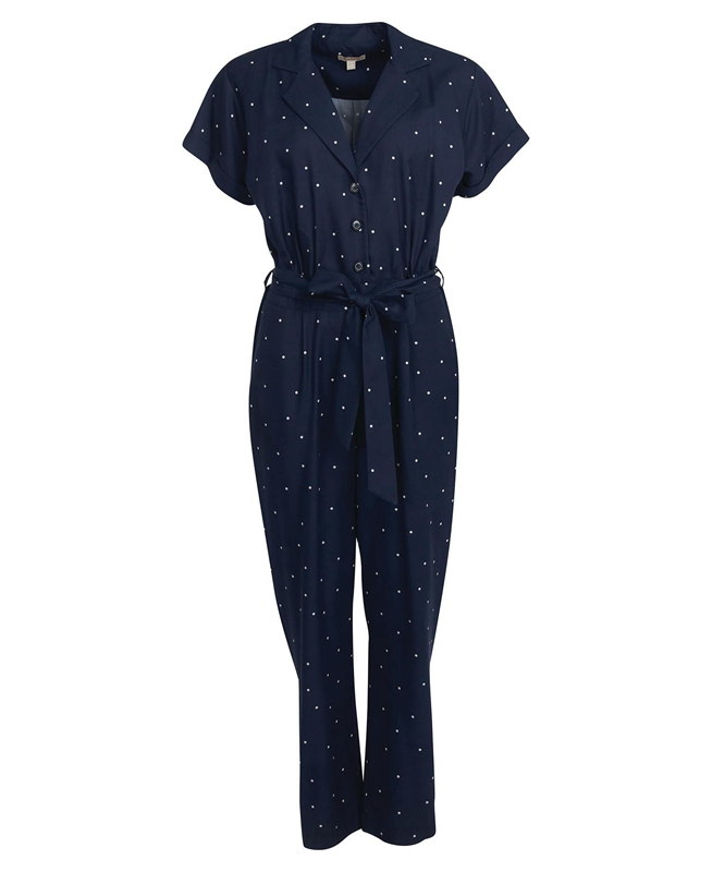 Vestido Barbour Melita Jumpsuit Mujer Azul Marino | 193420-FXH